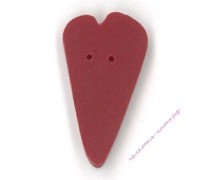 Пуговица 3309.L Большое красное сердце (large red heart)