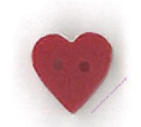 Пуговица 3309.T Крошечное красное сердце (tiny red heart)