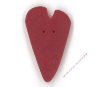 Пуговица 3309.X Очень большое красное сердце (extra large red heart)