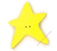 Пуговица 3327.X Очень большая лимонная звезда (extra large lemon star)