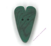 3339.M Среднее зеленое бархатное сердце (medium green velvet heart)