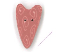 Пуговица NH1048.M Среднее розовое сердце со спиралями (medium rose nancy's heart)