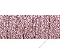 Металлизированная нить Kreinik 007C Pink Cord #8