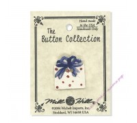 Пуговица Mill Hill 86098 Present With Blue Ribbon