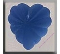 Пуговица Mill Hill 12071 Frosted Starburst Heart Matte Sapphire