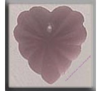 Пуговица Mill Hill 12072 Frosted Starburst Heart Matte Rose