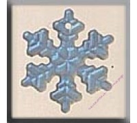 Пуговица Mill Hill 12161 Small Snowflake Matte Crystal AB 12 мм