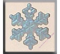 Пуговица Mill Hill 12162 Medium Snowflake Matte Crystal AB 16 мм