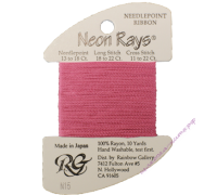 Вискозная лента RG Neon Rays N15 Rose Pink