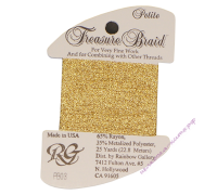 Металлизированная нить RG Treasure Braid PB03 Gold