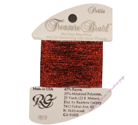 Металлизированная нить RG Treasure Braid PB19 Dark Red