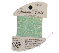 Металлизированная нить RG Treasure Braid PB203 Seafoam Pearl