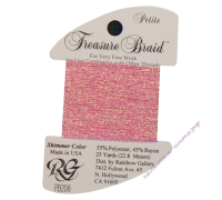 Металлизированная нить RG Treasure Braid PB206 Pink Pearl