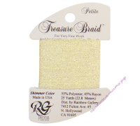 Металлизированная нить RG Treasure Braid PB208 Lemon Mist Pearl