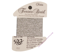 Металлизированная нить RG Treasure Braid PB32 Pewter