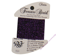 Металлизированная нить RG Treasure Braid PB34 Deep Purple