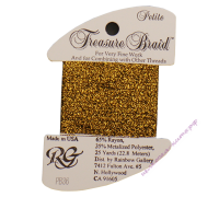 Металлизированная нить RG Treasure Braid PB36 Antique Gold