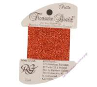 Металлизированная нить RG Treasure Braid PB44 Autumn Red