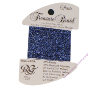 Металлизированная нить RG Treasure Braid PB69 Sapphire