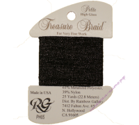 Металлизированная нить RG Treasure Braid PH05 Black