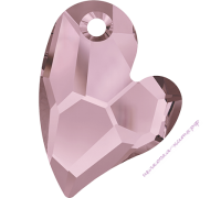 Бусина-сердце Crystal Antique Pink (001 ANTP) 17 мм
