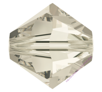 Бусина Кристалл Swarovski Crystal Silver Shade (001 SSHA) 4 мм
