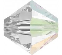 Бусина Кристалл Swarovski Crystal Satin Aurore Boreale (001 SATAB) 4 мм