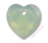 Бусина-сердце Chrysolite Opal (294) 10 мм