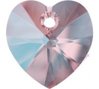 Бусина-сердце Light Rose Shimmer (223 SHIM) 10 мм