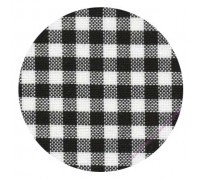 7663/7289 Murano-Carre в черно-белую клетку (Checkered Black and White)